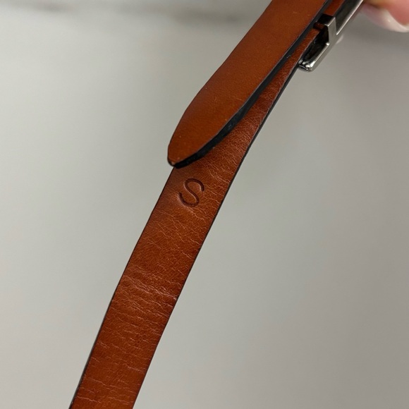Vintage Ralph Lauren 2000 black genuine American alligator slim belt Small main image 8